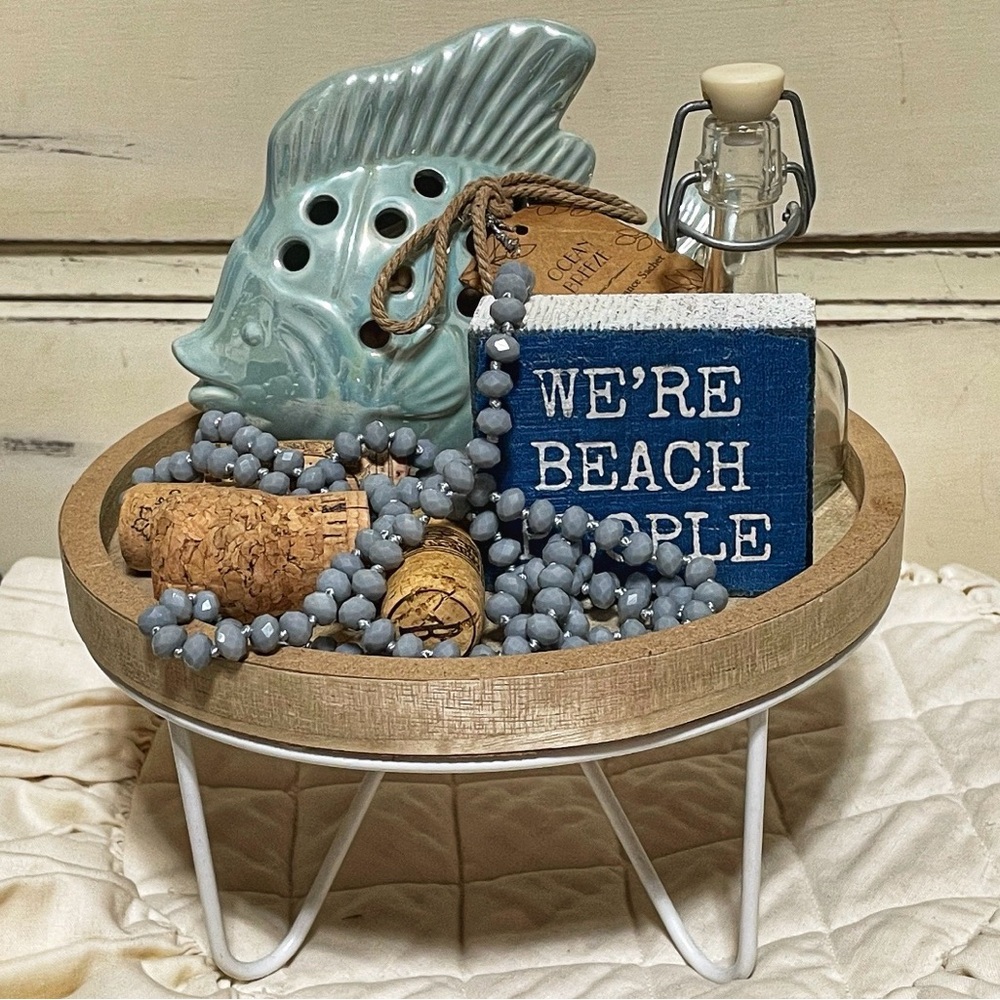 Costal Decor Tiered Tray Bundle